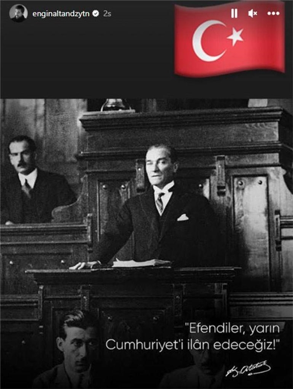 ÜNLÜ İSİMLERDEN CUMHURİYETİMİZİN 100. YILINDA KUTLAMA MESAJLARI!