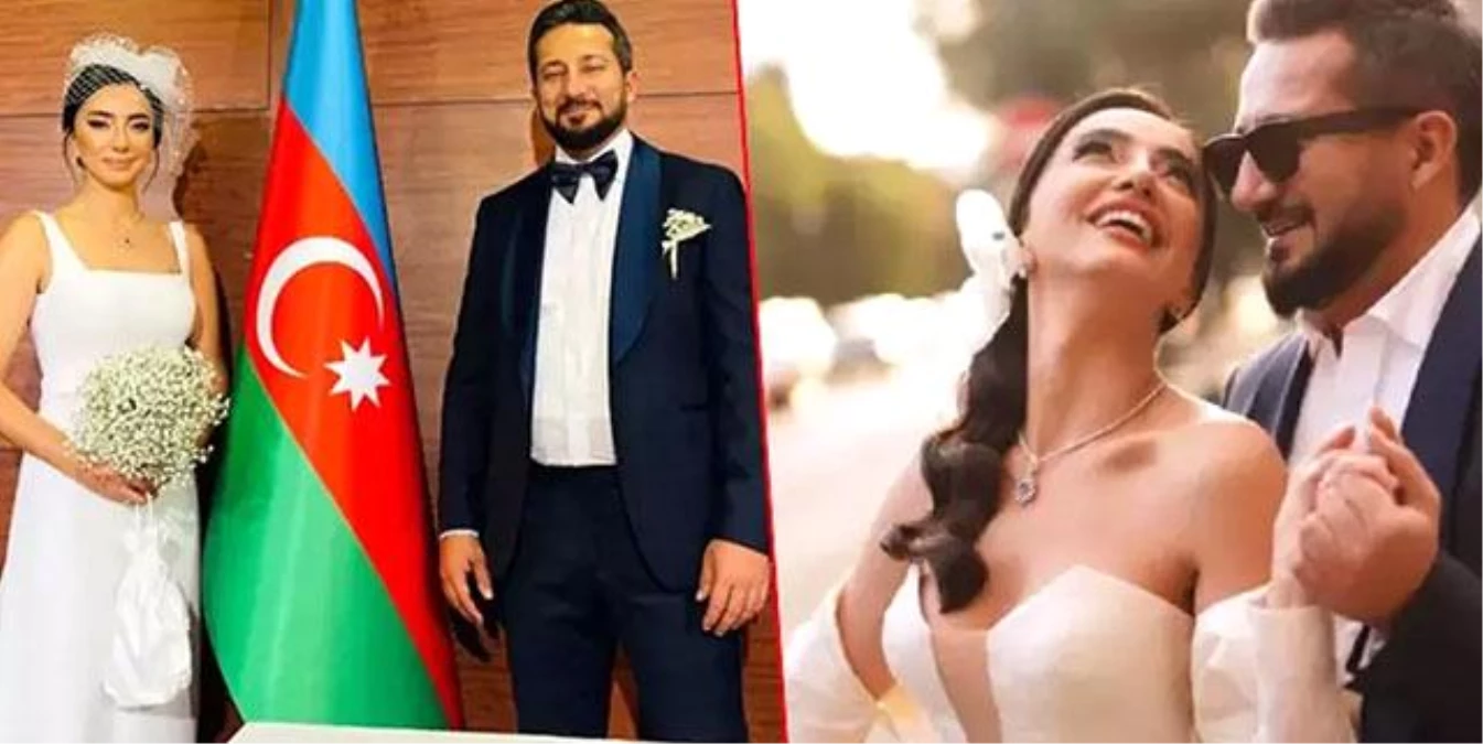 Öykü Gürman ve Fatih İçmeli Bakü’de Evlendi