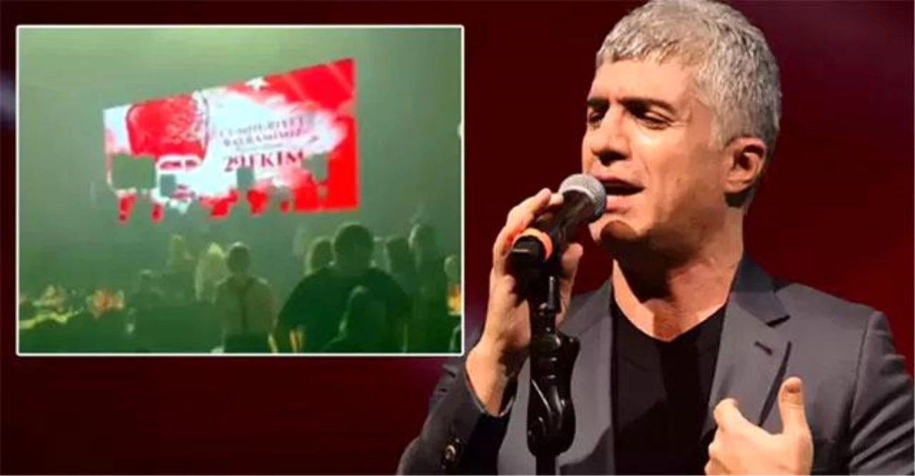 Özcan Deniz, 100. Yıl Marşı okumadığı iddiasıyla protesto edildi