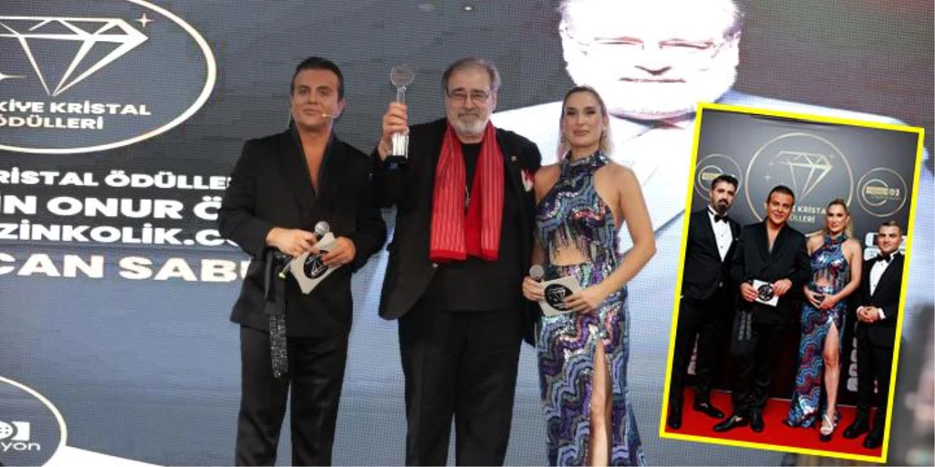 1. Türkiye Kristal Ödülleri Töreni’nde Gözde İsimler Buluştu