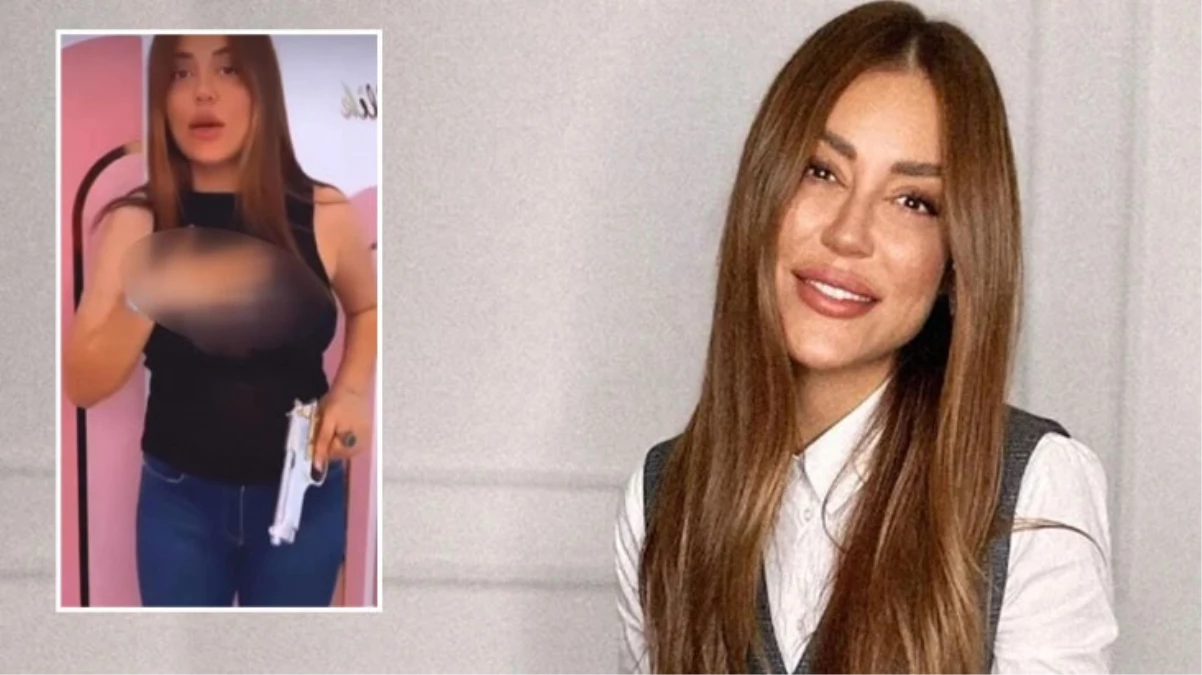 Sosyal medya fenomeni Banu Parlak’ın yeniden gözaltına alınmasına neden olan silah videosu ortaya çıktı