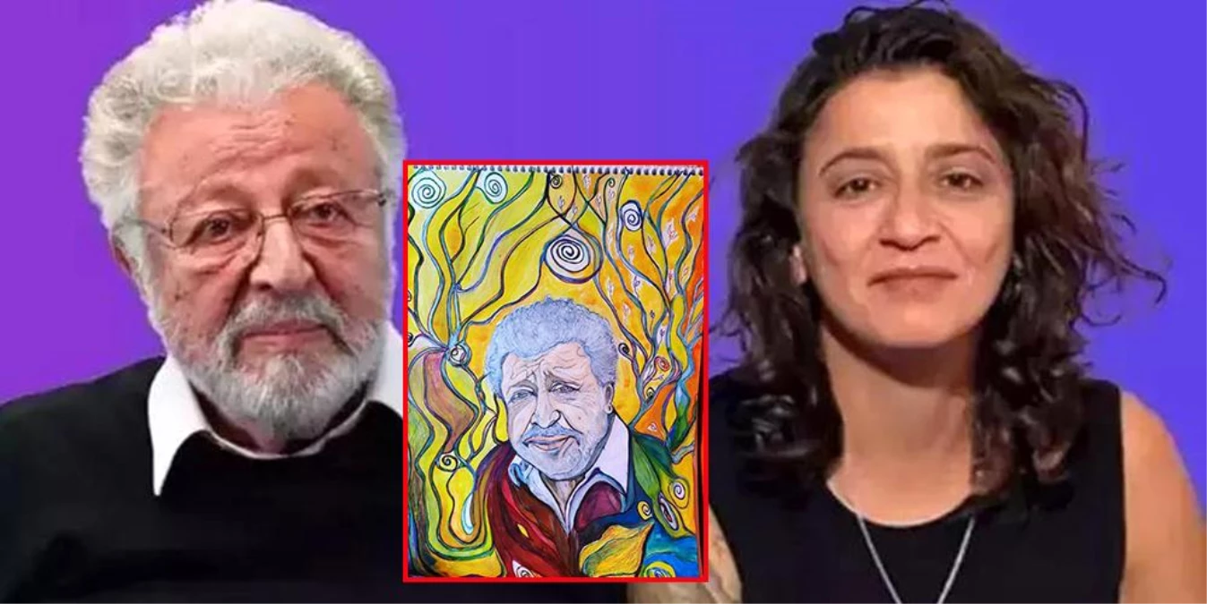 Metin Akpınar’ın kızı Duygu Nebioğlu, babasını çizdi