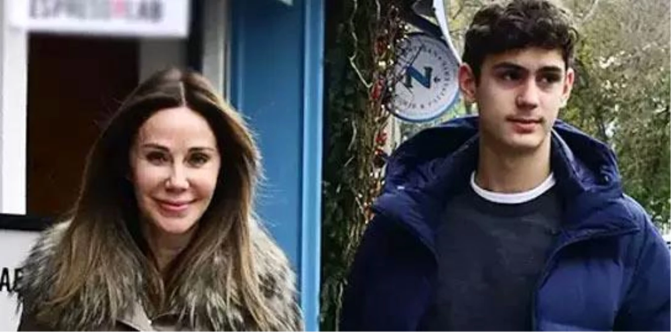 Ömer Kutluay ve annesi Bebek’te gezintiye çıktı