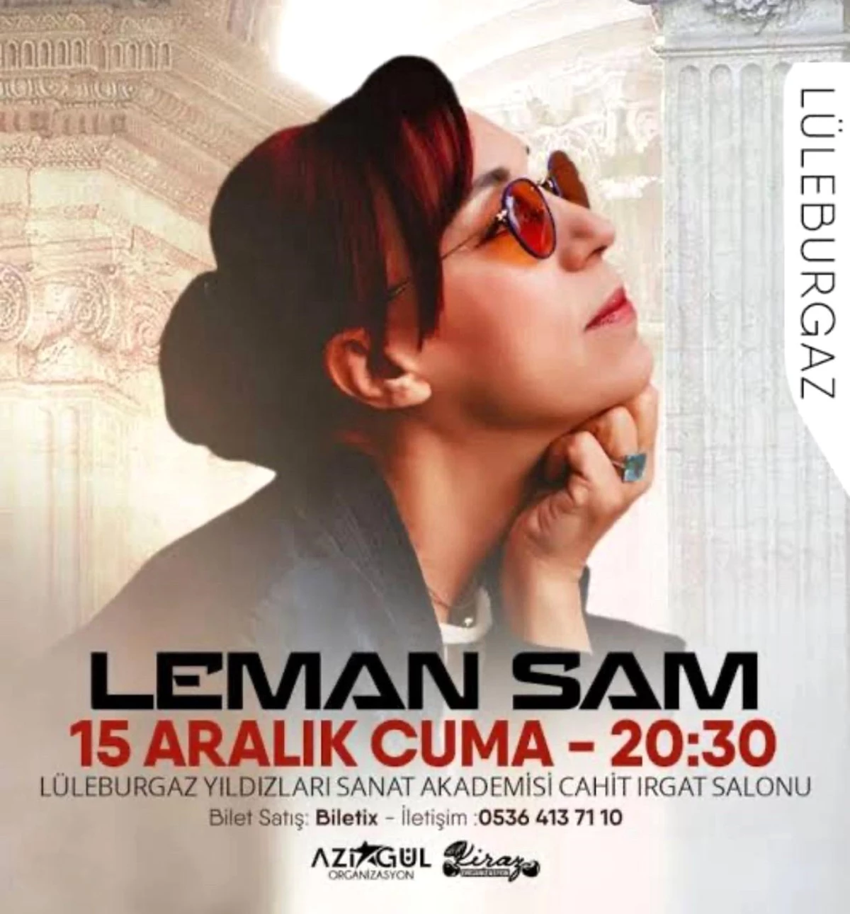 Lüleburgaz’da yapılan Leman Sam konseri tepki topladı