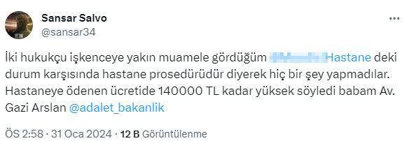 İntihar teşebbüsünde bulunmuştu! Ünlü rapçi Sansar Salvo ailesini Adalet Bakanlığı'na şikayet etti