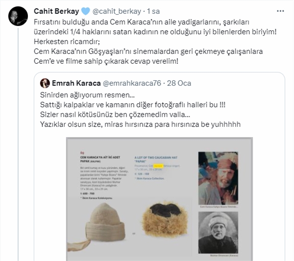 Cem Karaca'nın mirasıyla ilgili çarpıcı iddialar gündemde