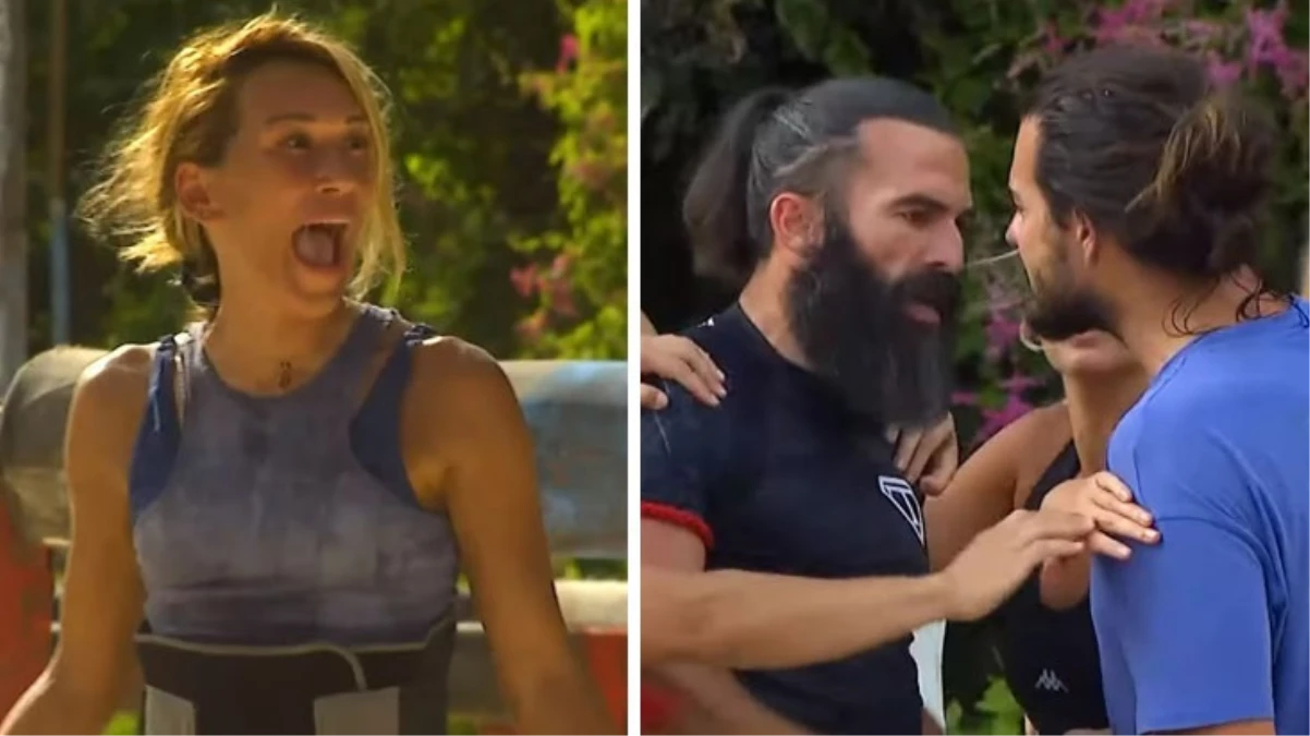 Survivor'da Hakan ve Turabi kavga etti! Oyunu yarıda kesilen Seda küplere bindi