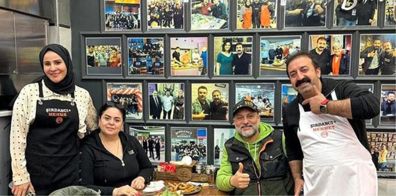 Hüsnü Şenlendirici’nin eşi Nazire Şenlendirici ile poz verdiği anlar