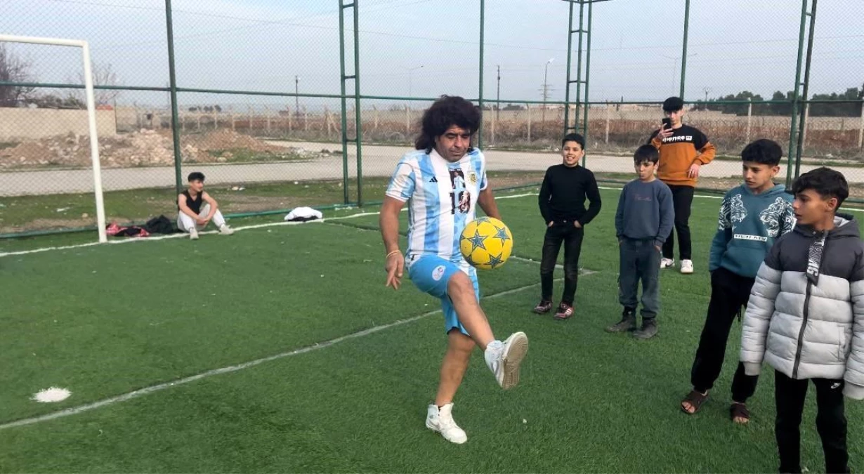 Şanlıurfalı Adam, Diego Maradona’ya Benzerliği ile Şaşırtıyor