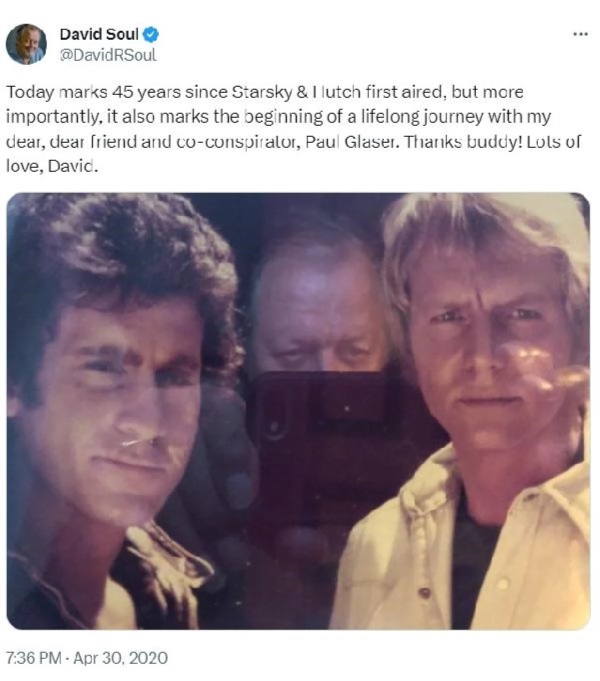 Ünlü Aktör David Soul 80 Yaşında Hayatını Kaybetti