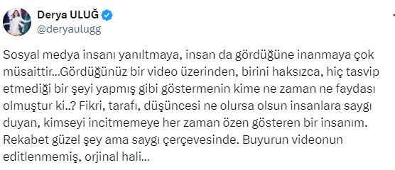 Konserinde taraftara küfrettirdiği söylenen Derya Uluğ isyan etti