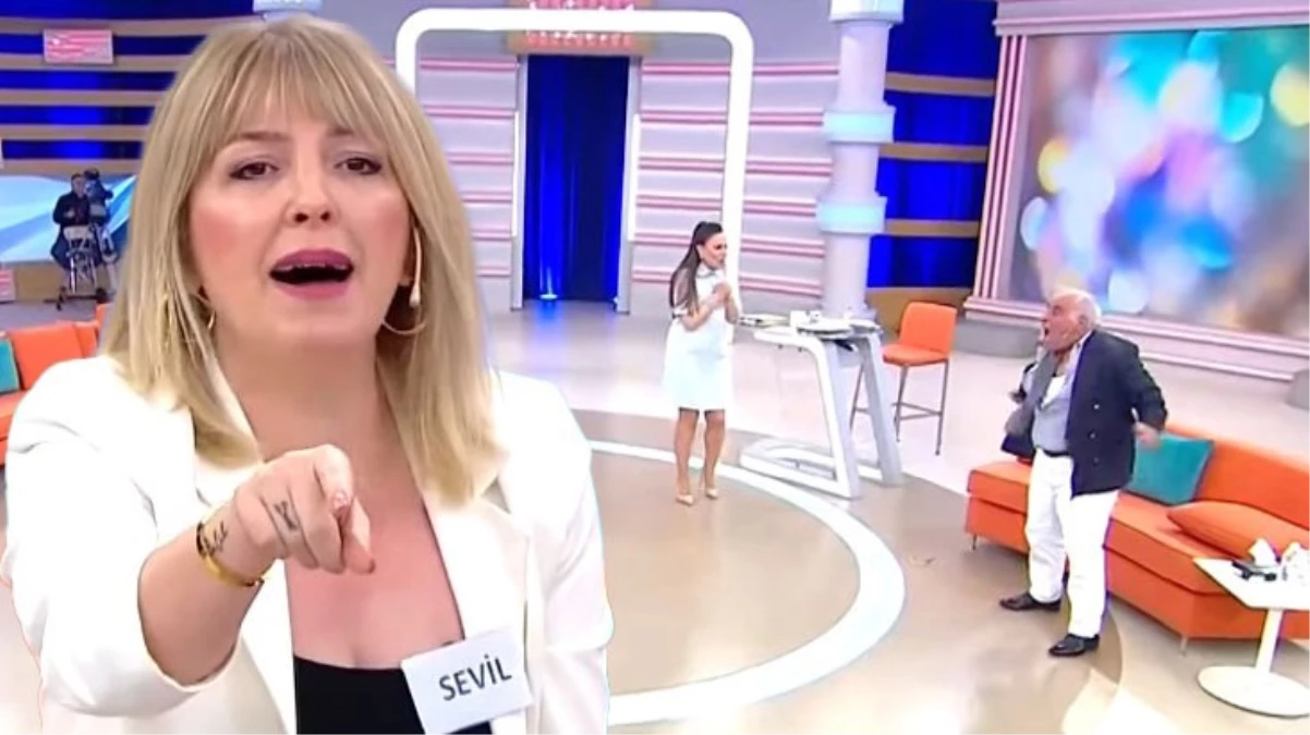 Didem Arslan’ın programında ilginç anlar! 30 yaş küçük aşkıyla yüzleşen adam, yayında üstünü başını parçaladı