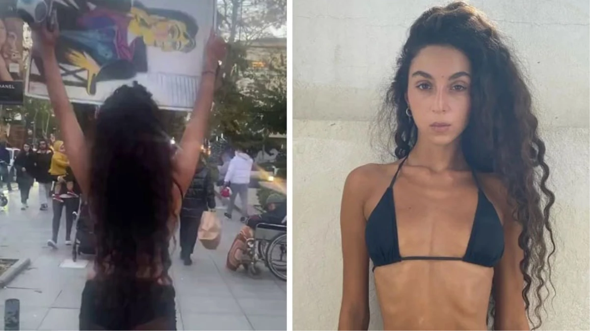 “Memelere özgürlük” pankartıyla yürüyen fenomen Melisa Aydınalp hakkında hapis istemiyle dava açıldı