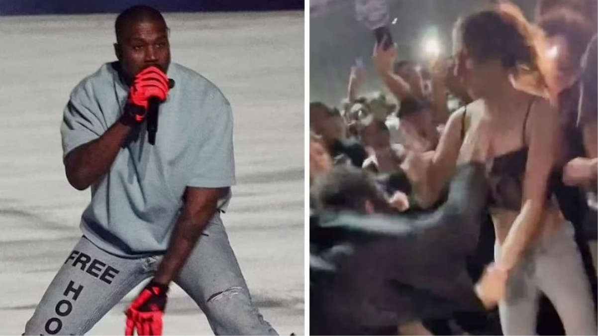 Kanye West’in konserinde ortalık karıştı! Trans birey önüne geçen herkesi yumrukladı