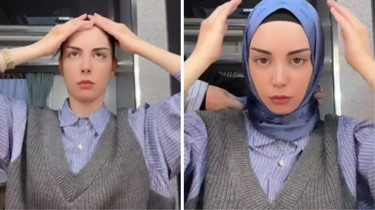 Kızılcık Şerbeti’nin Çimen’i Selin Türkmen tesettüre girdiği anları yayınladı