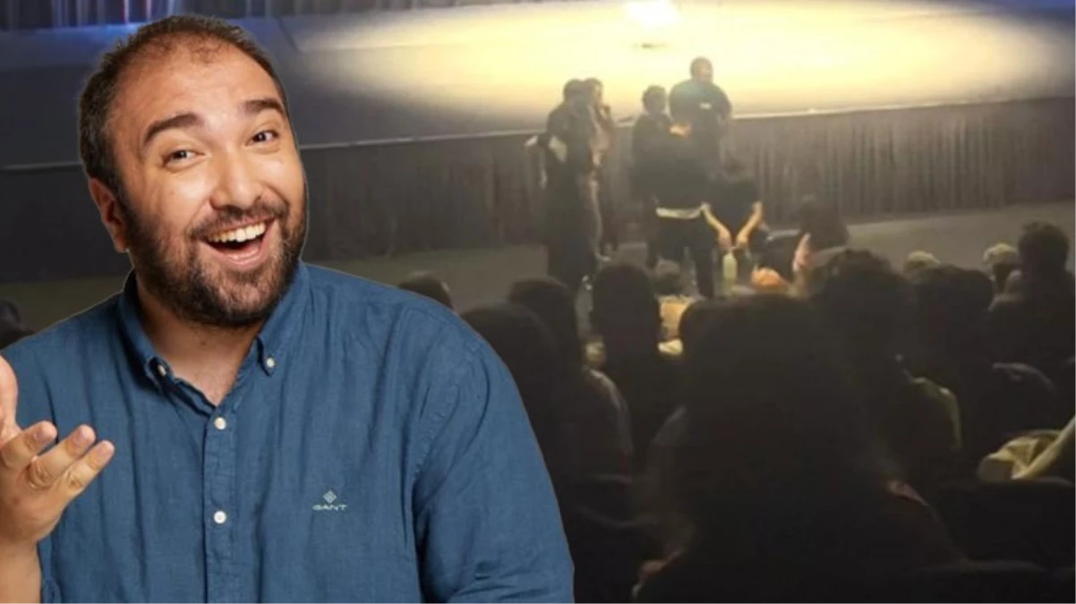 Komedyen Özgür Turhan, İzmir’deki gösterisinde sahneden düştü