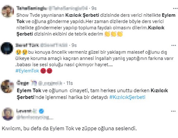 Kızılcık Şerbeti dizisinden çok konuşulacak Eylem Tok göndermesi