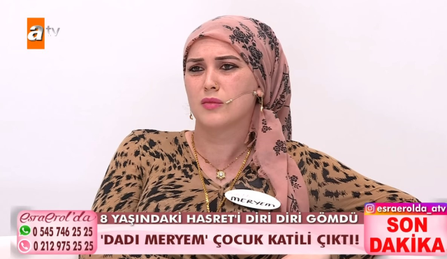 Esra Erol'daki katil dadı, erkek çıktı