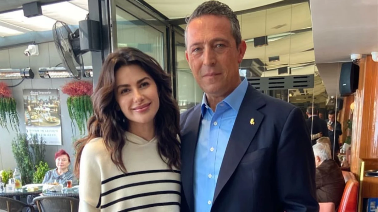 Nesrin Cavadzade, Fenerbahçe Başkanı Ali Koç ile bir araya geldi