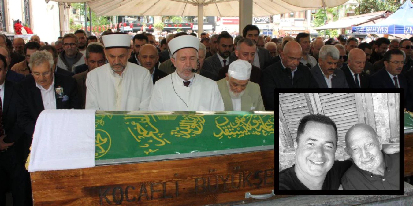 Acun Ilıcalı’nın amcası Gürbüz Ilıcalı son yolculuğuna uğurlandı