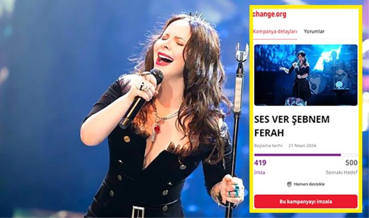Ses ver Şebnem Ferah! Hayranlarından imza kampanyası