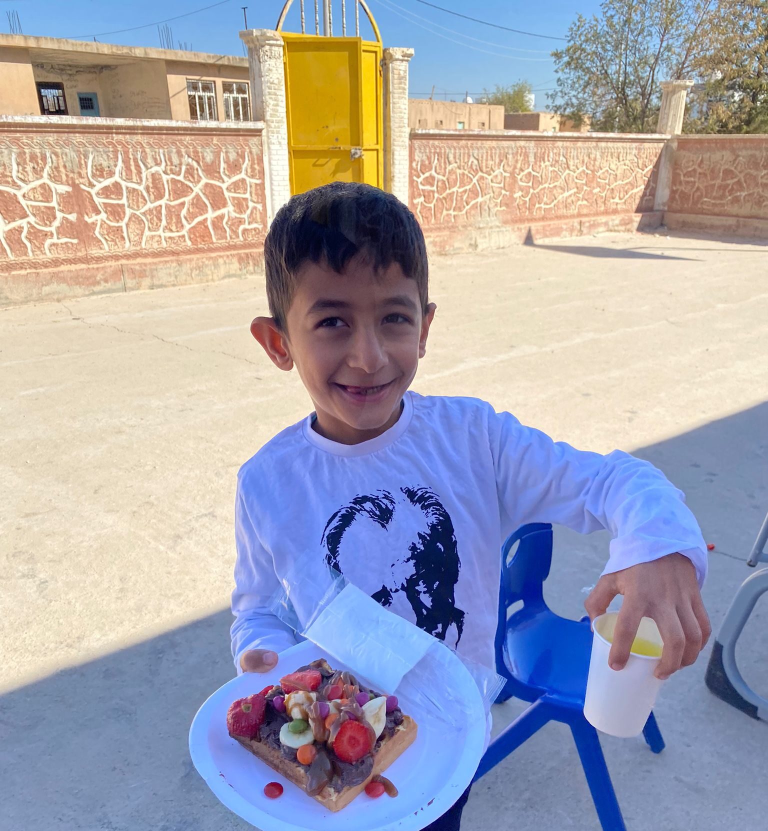 Cumhuriyet Coşkusunu Waffle ile Kutlayan Wafflecı Akın, Çocukları Mutlu Etti