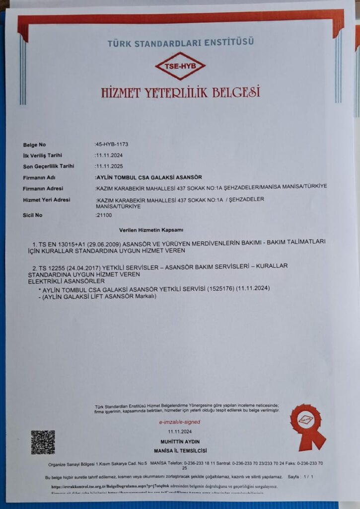 Galaksi Lift Asansör: 10 Yıldır Güvenli Asansör Çözümleri Sunuyor