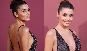 Hande Erçel Rüzgarı! Dekolteli Mini Elbisesiyle Büyüledi