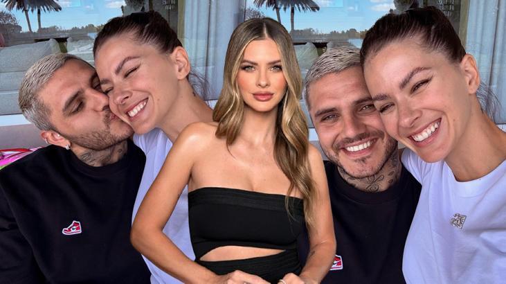 Icardi ile China Suarez’den Romantik Kareler