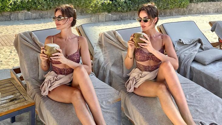 EKRANLARA ARA VEREN GÜZEL OYUNCUDAN İLK YAZ PAYLAŞIMI