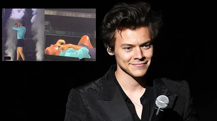 Sıcak Hava Harry Styles’ı Zorladı: Wembley Konserinde Kısa Süreli Panik