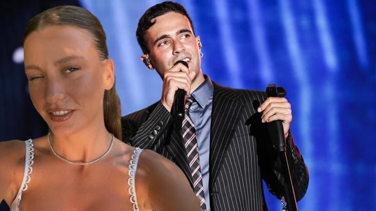 Serenay Sarıkaya, Mert Demir’i Harbiye’de yalnız bırakmadı