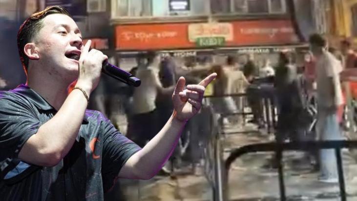 Poizi Konserinde Tekmeli Yumruklu Kavga