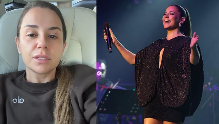 Merve Özbey konser sırasında merdivenden düştü: “Ayak maalesef”