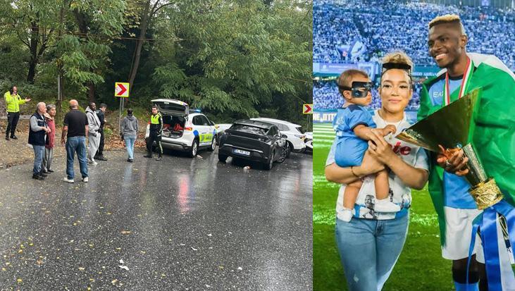 Victor Osimhen’in sevgilisi Stefanie Kim Ladewig trafik kazası geçirdi
