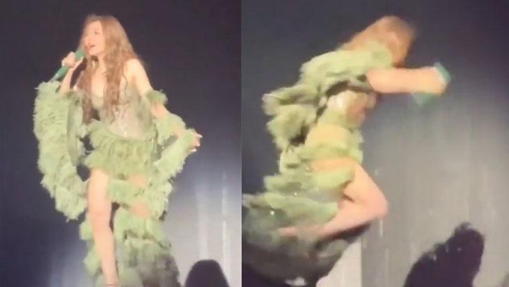 Ünlü Şarkıcı Jane Zhang’ın Konser Kazası: Yüksekten Düştü, Şarkıyı Bırakmadı